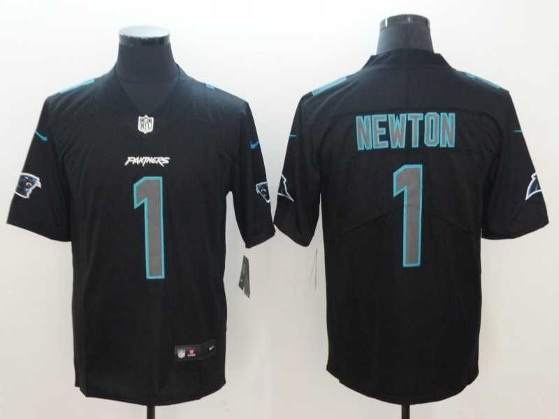 Nike Panthers 1 Cam Newton Black Vapor Impact Limited Jersey,We sell and wholesale Nike Panthers 1 Cam Newton Black Vapor Impact Limited Jersey on line form chian!